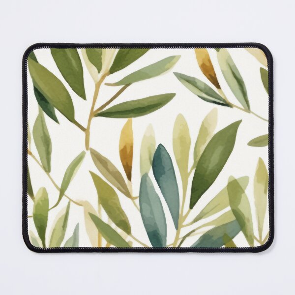 Item preview, Watercolor Olive Leaves designed and sold by TraditionalCA.