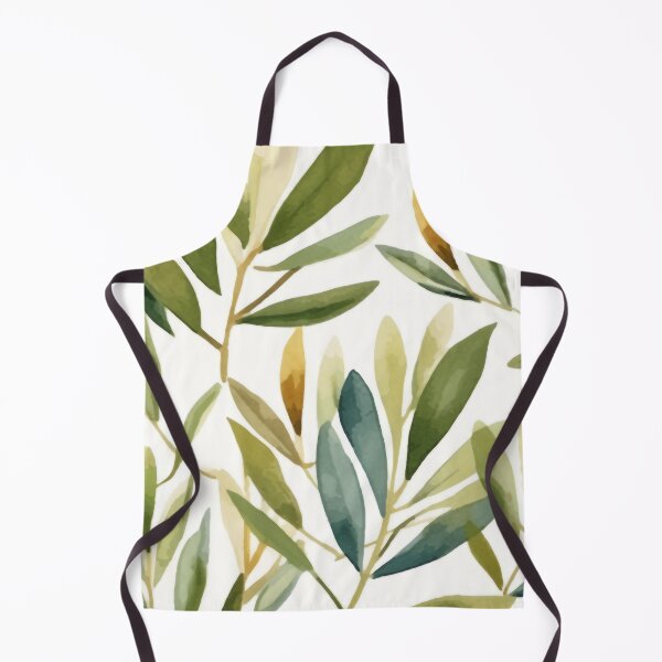 Item preview, Watercolor Olive Leaves designed and sold by TraditionalCA.
