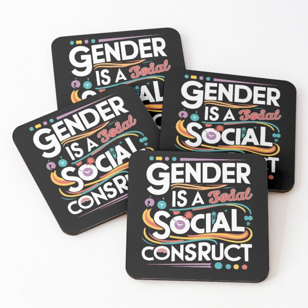 Item preview, Funny Pride LGBTQ Gay Queer Gift Color Gender Is A Social Construct Progressive Statement and Social Construct LGBTQ+ Trans Visibility Day for Equality Advocate designed and sold by Kiraz771s.