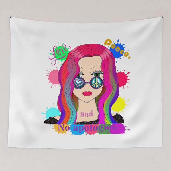 Item preview, Love Peace and No Apologies  designed and sold by JaygiesDesign.