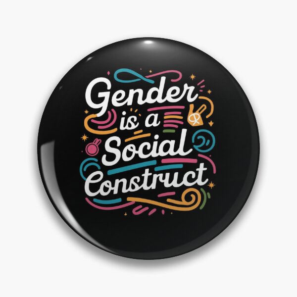Item preview, Funny Pride LGBTQ Gay Queer Gift Gender Is A Social Construct Progressive Statement and Social Construct LGBTQ Equality Advocate designed and sold by Kiraz771s.