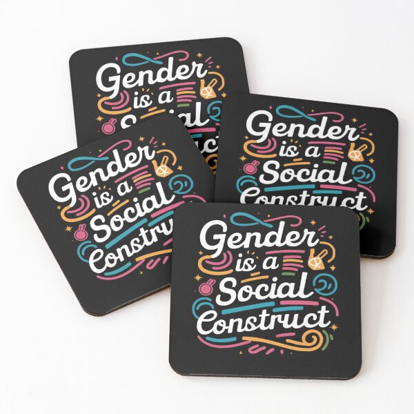 Item preview, Funny Pride LGBTQ Gay Queer Gift Gender Is A Social Construct Progressive Statement and Social Construct LGBTQ Equality Advocate designed and sold by Kiraz771s.