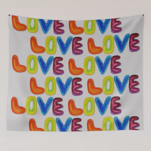 Item preview, Love Word Shadow Pattern 2 designed and sold by nastiaart.