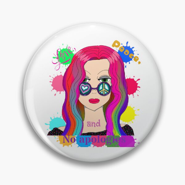 Item preview, Love Peace and No Apologies  designed and sold by JaygiesDesign.