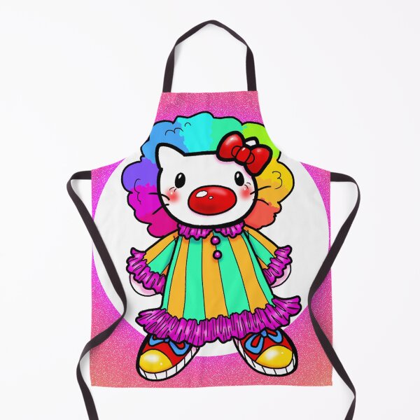 Item preview, Hello Clown Kitty designed and sold by bunnyfishing.