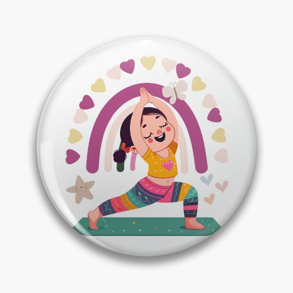 Item preview, Funny Yoga Kid - Cute Rainbow Yoga designed and sold by JessArty ⭐⭐⭐⭐⭐.