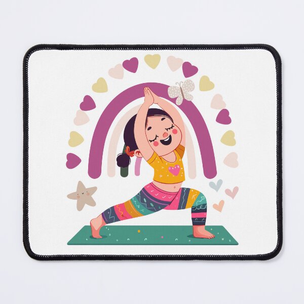 Item preview, Funny Yoga Kid - Cute Rainbow Yoga designed and sold by JessArty ⭐⭐⭐⭐⭐.