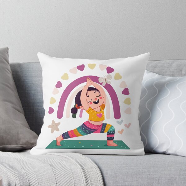 Item preview, Funny Yoga Kid - Cute Rainbow Yoga designed and sold by JessArty ⭐⭐⭐⭐⭐.