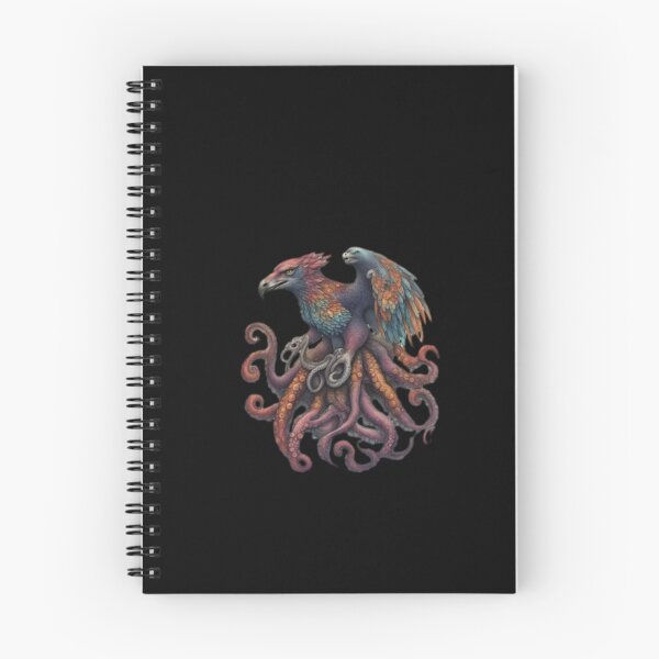 Item preview, octopus wolf and eagle merged multi color designed and sold by jamesdurhaman.