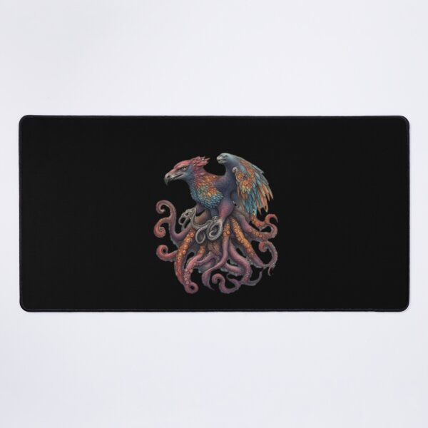 Item preview, octopus wolf and eagle merged multi color designed and sold by jamesdurhaman.