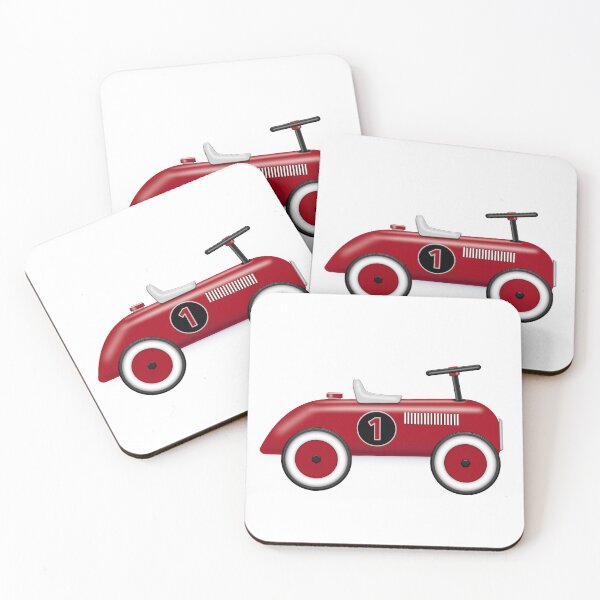 Item preview, Vintage Red Ride On Car designed and sold by UnaloneApparel.