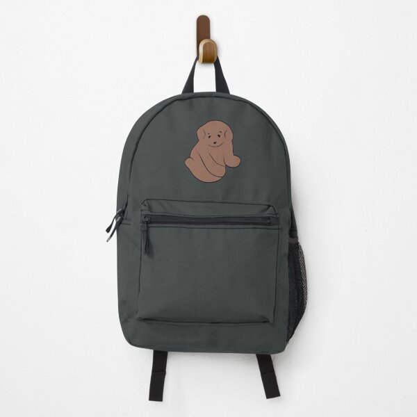 Item preview, Cuddly Puppy 2D Illustration - Dark Brown & Dark Gray designed and sold by OG-Graphics.