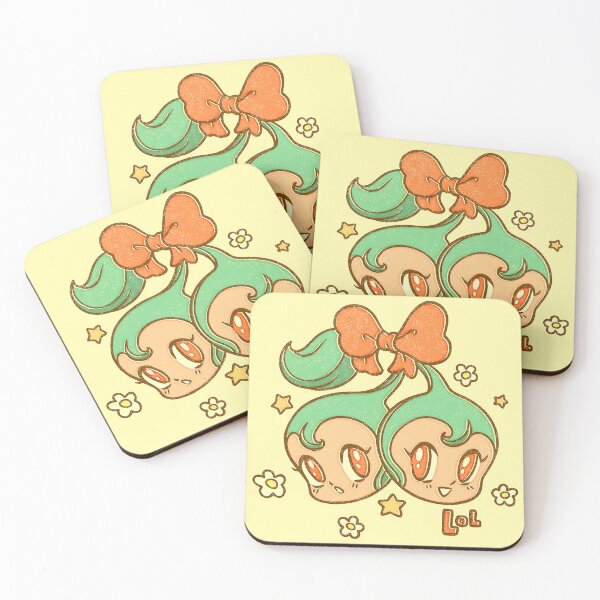 Item preview, Retro Anime Style 80s Cherries in Vintage designed and sold by Marianne Martin.
