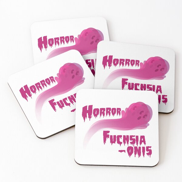 Item preview, Horror Fusionis or Fuchsia-onis pun designed and sold by Orthopchicks.