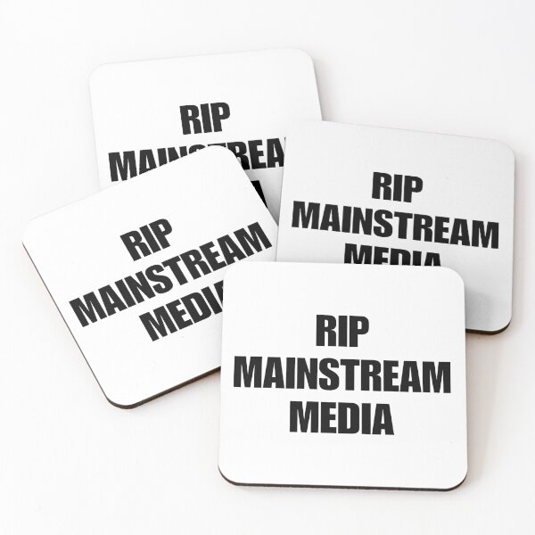 Item preview, RIP Mainstream Media (Black) designed and sold by FE-Customs.