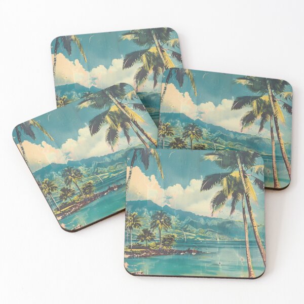 Item preview, Vintage Hawaii Summer Beach Cove Aesthetic Art designed and sold by LVTFCOarts.