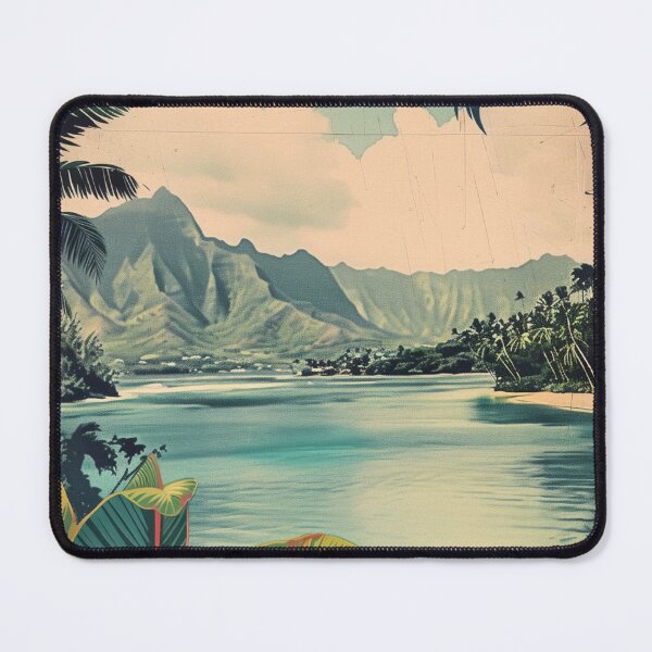 Item preview, Vintage Minimalist Hawaii Beach Flowers Nature View designed and sold by LVTFCOarts.