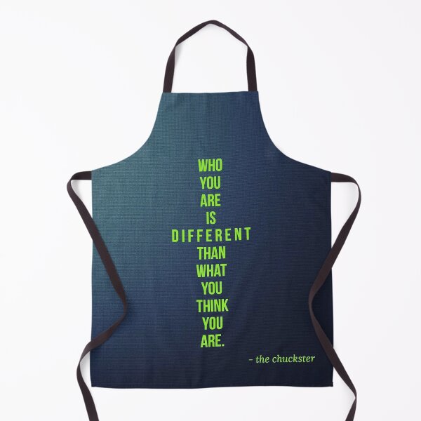 Item preview, WHO YOU ARE IS DIFFERENT THAN WHAT YOU THINK YOU ARE. designed and sold by ChucksterTees.