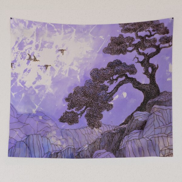 Item preview, solo en el pico más alto violeta designed and sold by Gerardo Segismundo.