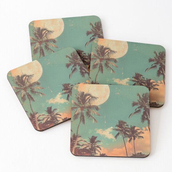 Item preview, Vintage Hawaii Evening Sky Palmeras Estética designed and sold by LVTFCOarts.