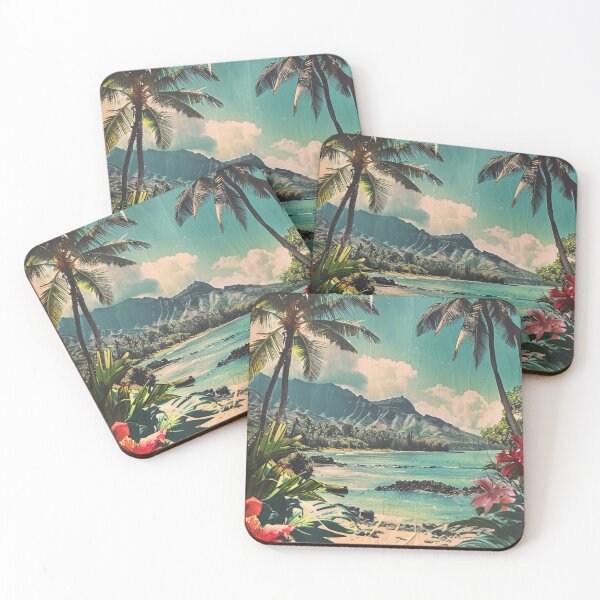 Item preview, Vintage Hawaii Spring Afternoon Beach Cove Vibe designed and sold by LVTFCOarts.