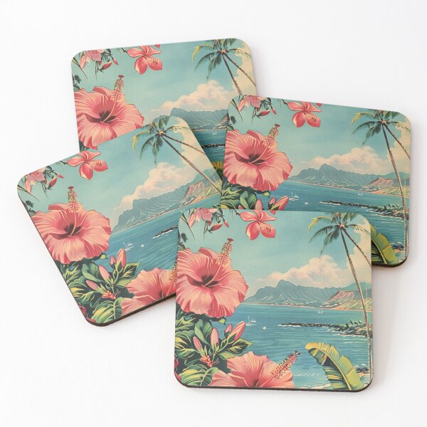 Item preview, Hawaii Flowers Vintage Kauai Nature Vibe Art designed and sold by LVTFCOarts.