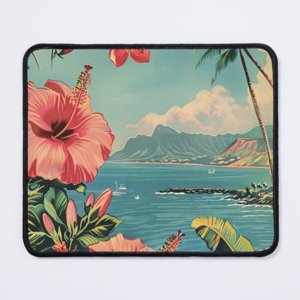Item preview, Hawaii Flowers Vintage Kauai Nature Vibe Art designed and sold by LVTFCOarts.