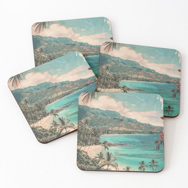 Item preview, Vintage Hawaii Beach Waves Summer Tropical designed and sold by LVTFCOarts.