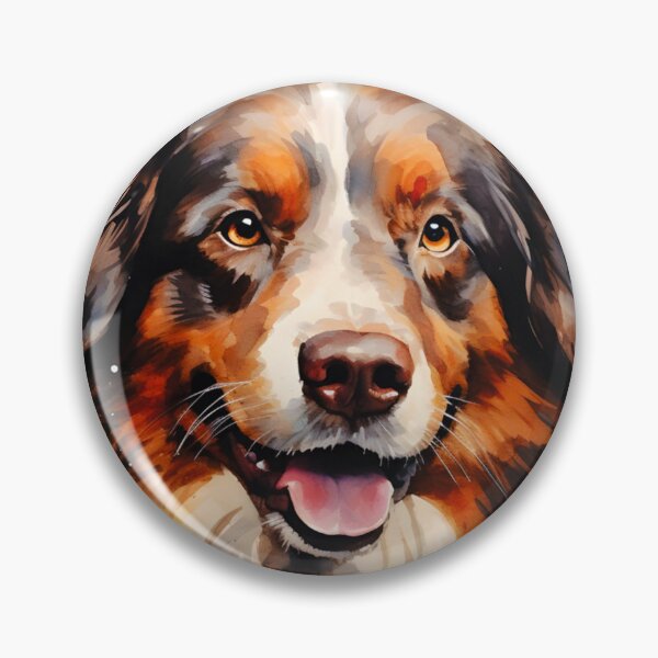 Item preview, Watercolor Australian Shepherd Dog designed and sold by TheAnimalZ00.