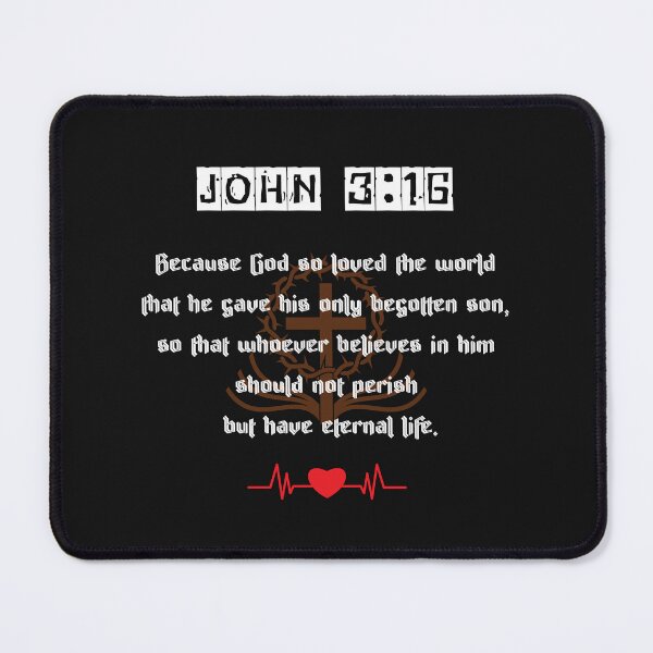 Item preview, promise of eternal life John 3:16. Gift of love. designed and sold by Virtuousvogue.