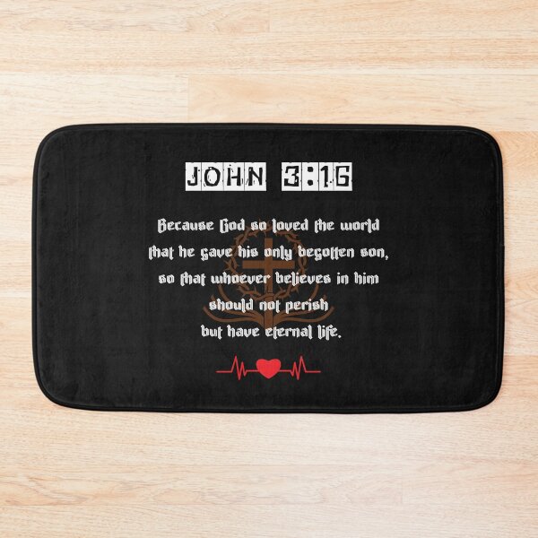 Item preview, promise of eternal life John 3:16. Gift of love. designed and sold by Virtuousvogue.
