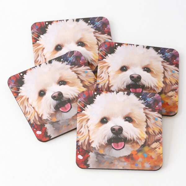 Item preview, Watercolor Bichon Frise Dog designed and sold by TheAnimalZ00.