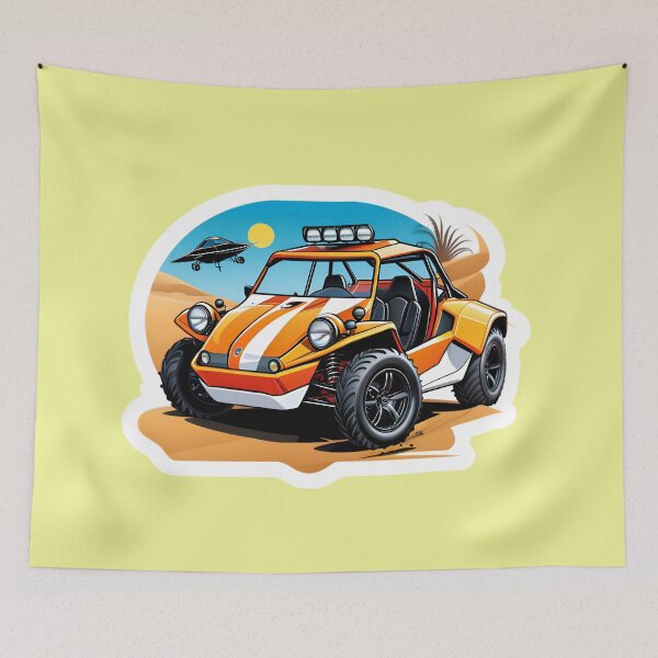 Item preview, Cool Dune Buggy Desert Rally Racing Car designed and sold by TheArtOfPat.