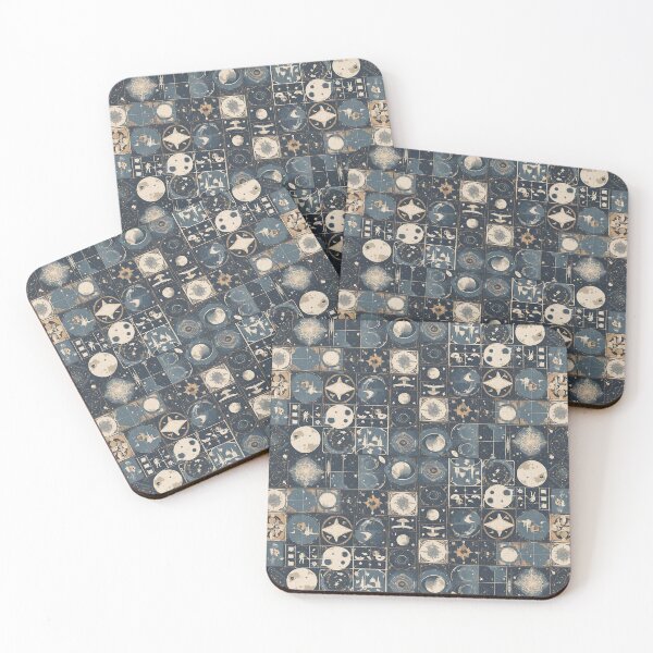 Item preview, Mocosmico - get lost in a cosmic tiled universe designed and sold by thecrunchyflea.