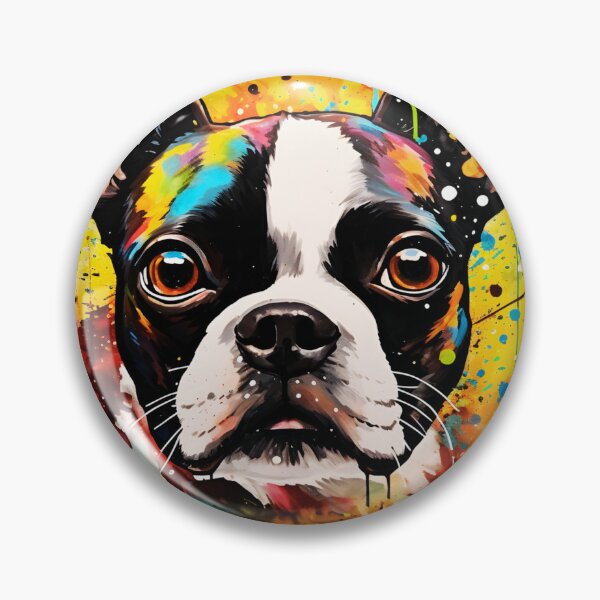 Item preview, Watercolor Boston Terrier  designed and sold by TheAnimalZ00.