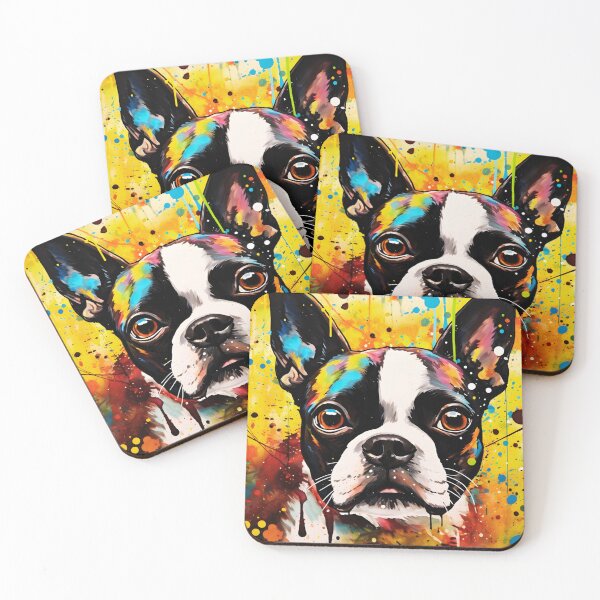 Item preview, Watercolor Boston Terrier  designed and sold by TheAnimalZ00.
