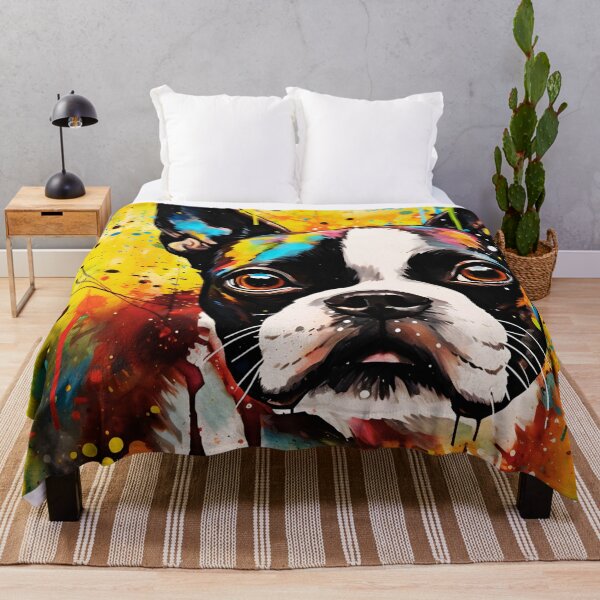 Item preview, Watercolor Boston Terrier  designed and sold by TheAnimalZ00.