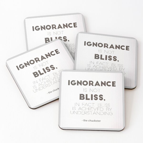 Item preview, IGNORANCE IS NOT BLISS designed and sold by ChucksterTees.