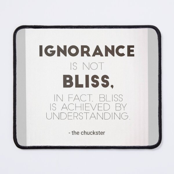 Item preview, IGNORANCE IS NOT BLISS designed and sold by ChucksterTees.
