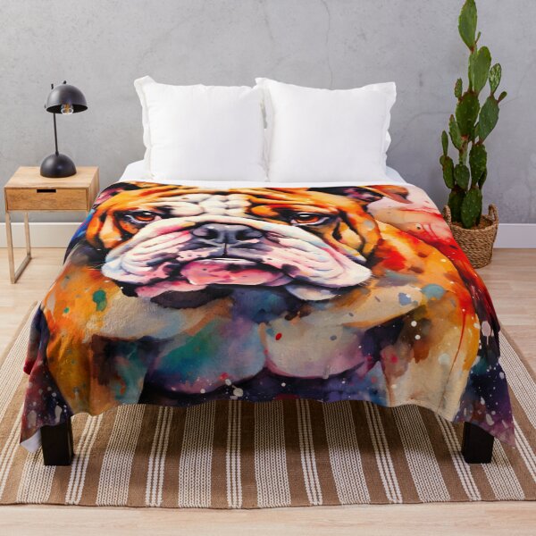 Item preview, Watercolor English Bulldog designed and sold by TheAnimalZ00.