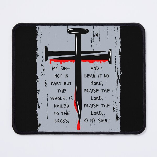 Item preview, My Sin Nailed to the Cross in Gray designed and sold by Neeshki.