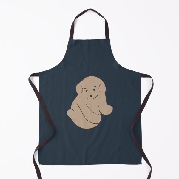 Item preview, Cuddly Puppy 2D Illustration - Light Brown & Dark Blue designed and sold by OG-Graphics.
