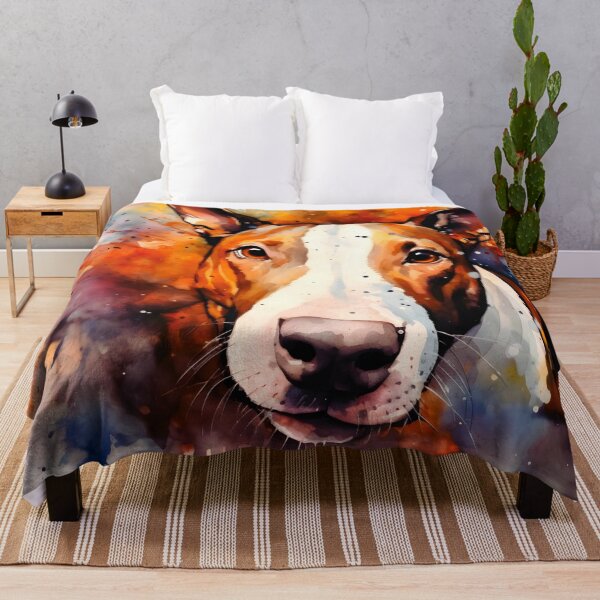 Item preview, Watercolor Bull Terrier designed and sold by TheAnimalZ00.