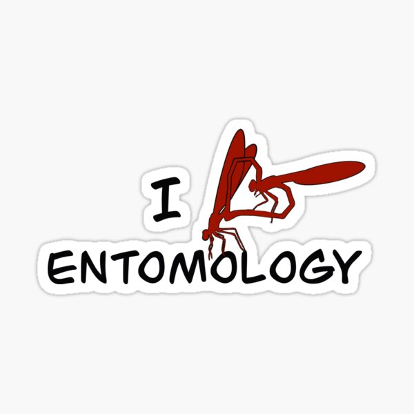 I Love Entomology Sticker