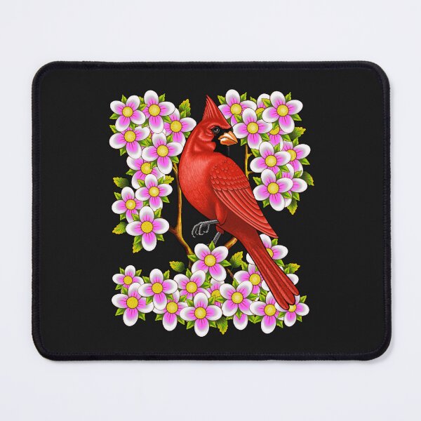 Item preview, Red Cardinal dogwood flower North Carolina Virginia designed and sold by AnthWright.