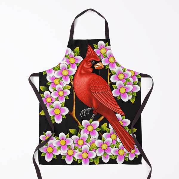 Item preview, Red Cardinal dogwood flower North Carolina Virginia   designed and sold by AnthWright.