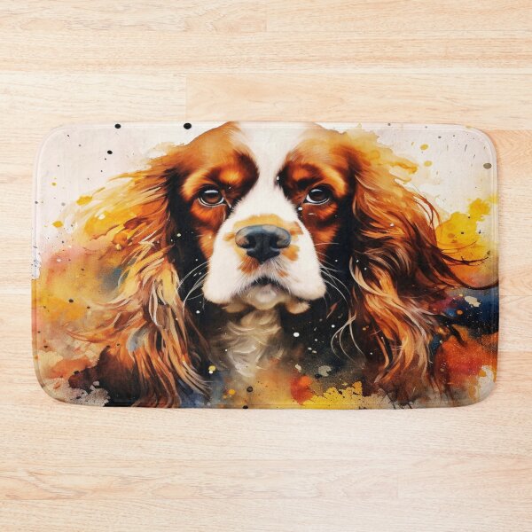 Item preview, Watercolor Cavalier King Charles Spaniel designed and sold by TheAnimalZ00.