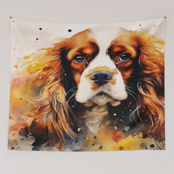 Item preview, Watercolor Cavalier King Charles Spaniel designed and sold by TheAnimalZ00.