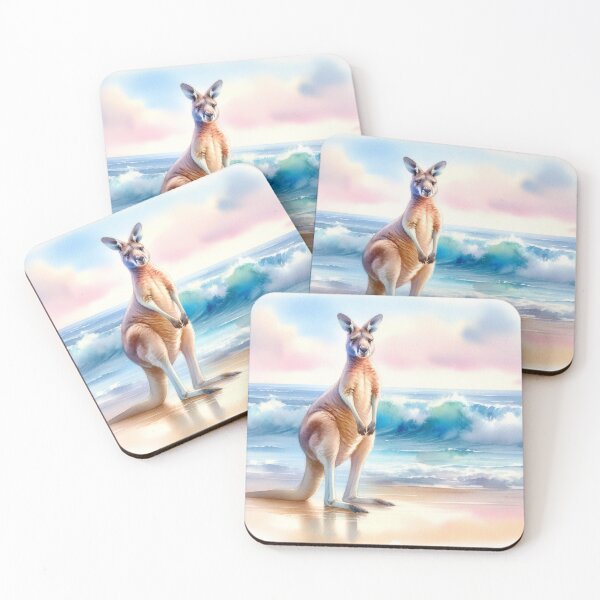 Item preview, Beach Kangaroo 2 designed and sold by ChrisButler.