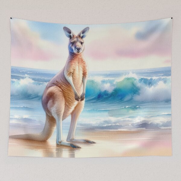 Item preview, Beach Kangaroo 2 designed and sold by ChrisButler.